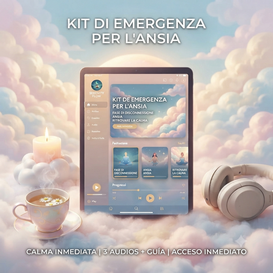 Kit di Emergenza per l'Ansia: 3 audio per la calma